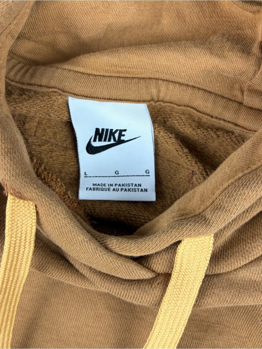 Nike Sportswear Essential Women's Fleece Hoodie Ale Brown/Cacao Wow Size Large